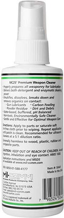 Gun Care MC25 Gun and Firearm Cleaner / De-greaser 4 OZ Spary