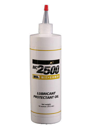 MC2500 16 OZ Bottle Gun Oil and Lubricant Protectant