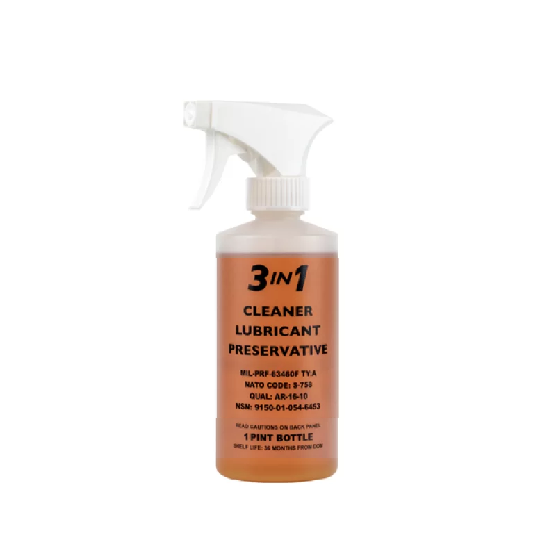 MIL-PRF-63460 CLP cleaning, Lubricating and preservation all and large calibre weapons meets (16 OZ Spray Bottle)