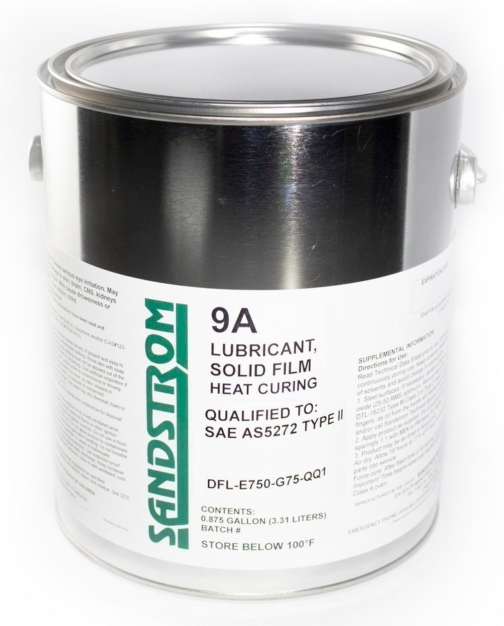 9A Solid Film Lubricant Heat Cure Series E750 Molybdenum Gallon